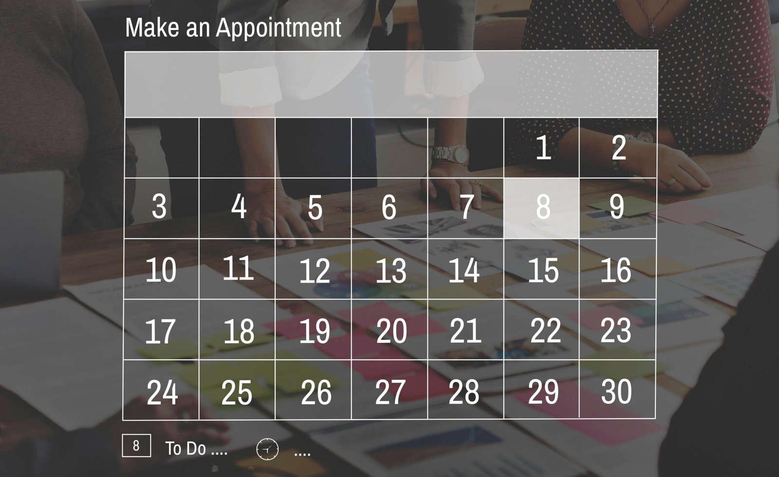 Calendar Appointment Business Date Week Month Concept